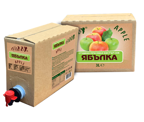Apple Juice 50%, 3 L Bag-in-Box RTD