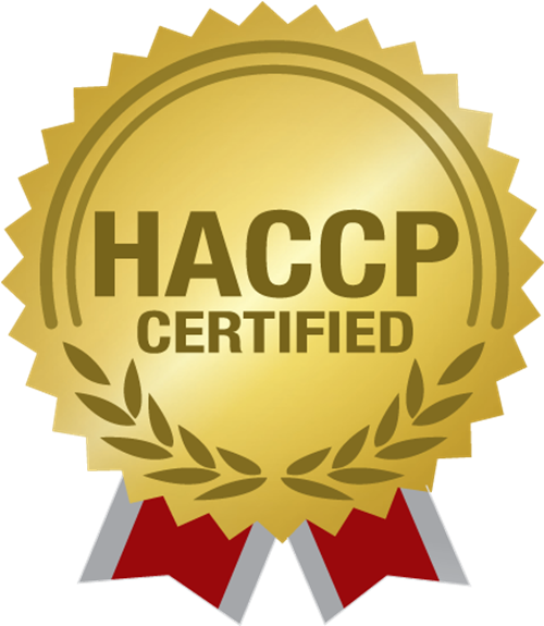 HACCP certified