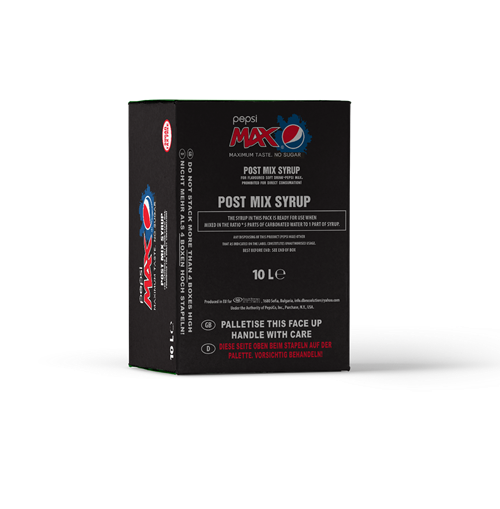Pepsi Max, 10 L Bag-in-Box