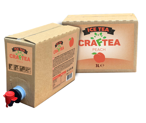 Craftea Ice Tea Peach, 3 L Bag-in-Box RTD